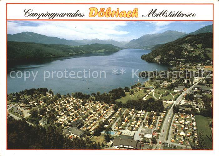 Doebriach Millstaettersee Fliegeraufnahme Campingparadies
