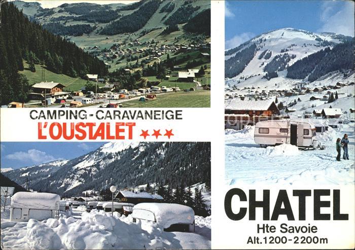 Chatel Haute-Savoie Camping Caravaneige L Oustalet