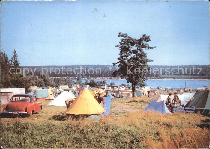 Ehrenfriedersdorf Erzgebirge Greifenbachstauweiher Campingplatz