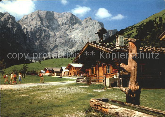 Eng Karwendel Eng Almen am Grossen Ahornboden Wandern Karwendelgebirge