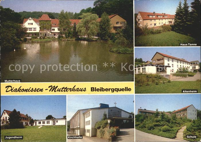 Velbert Diakonissen Mutterhaus Altenheim Schule Bleibergquelle