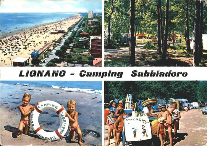 Lignano Sabbiadoro Camping Kinder am Strand