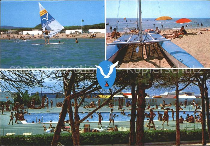 Gava Camping Albatros Windsurfing Schwimmbad Strand