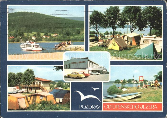 Lipno Camping Ausflugsdampfer