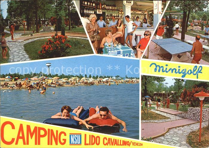 Cavallino Venezia Camping Strand Bar Minigolf Tischtennis