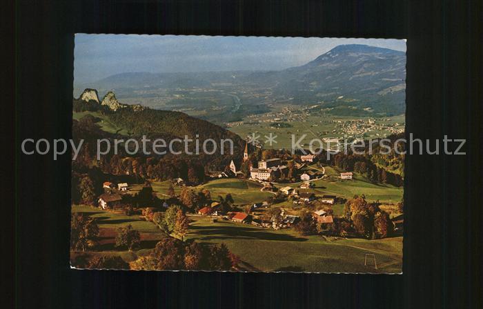 Duernberg Hallein Panorama gegen Barmsteine Salzburg und Gaisberg