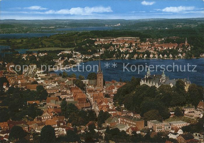 Ploen See Holsteinische Schweiz Fliegeraufnahme