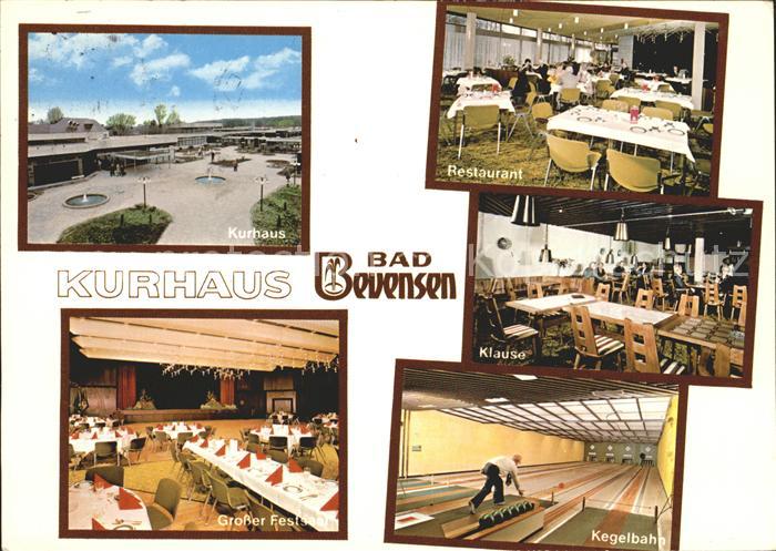 Bad Bevensen Kurhaus Restaurant Klause Kegelbahn Festsaal