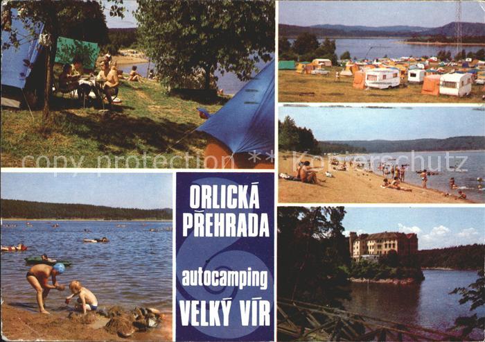 Orlicka Prehrada Autocamping Velky Vir Strand Schloss