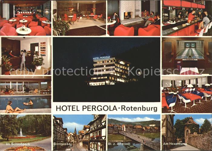 Rotenburg Fulda Hotel Pergola Hallenbad Kegelbahn Brotgasse Altstadt Schlosspark