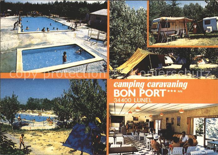 Lunel Camping Caravaning Bon Port Swimming Pool
