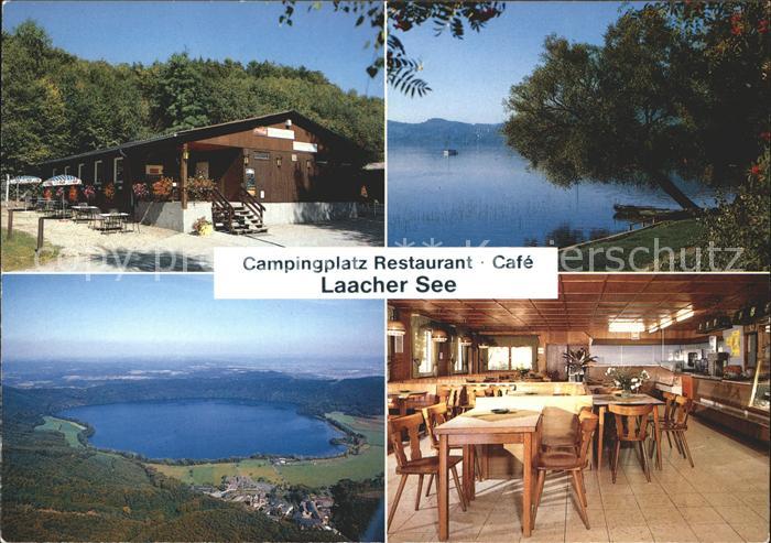 Maria Laach Glees Campingplatz Restaurant Cafe Laacher See Panorama
