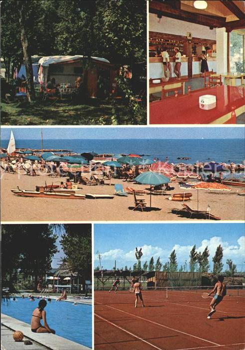 Porto Santa Margherita Camping Villaggio S Francesco Schwimmbad Tennis Strand