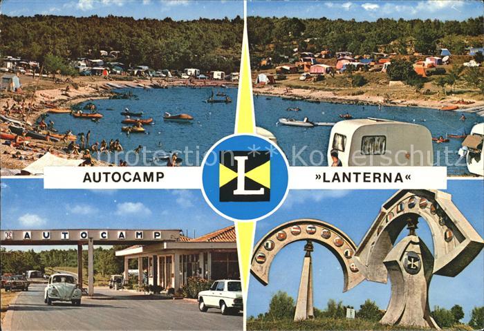 Porec Autocamp Lanterna Camping Strand Monument