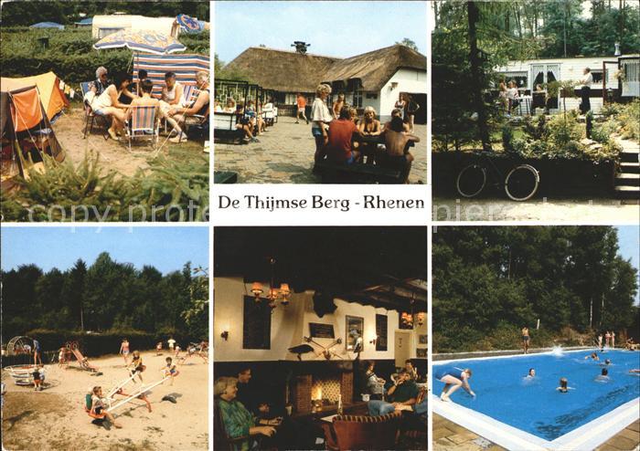Rhenen Camping De Thijmse Berg Swimming Pool Kinderspielplatz