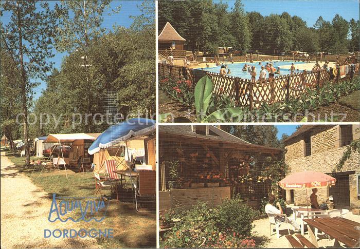 Sarlat-la-Caneda Camping Aqua Viva Swimming Pool