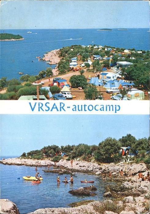 Vrsar Istrien Autocamp Camping Kueste