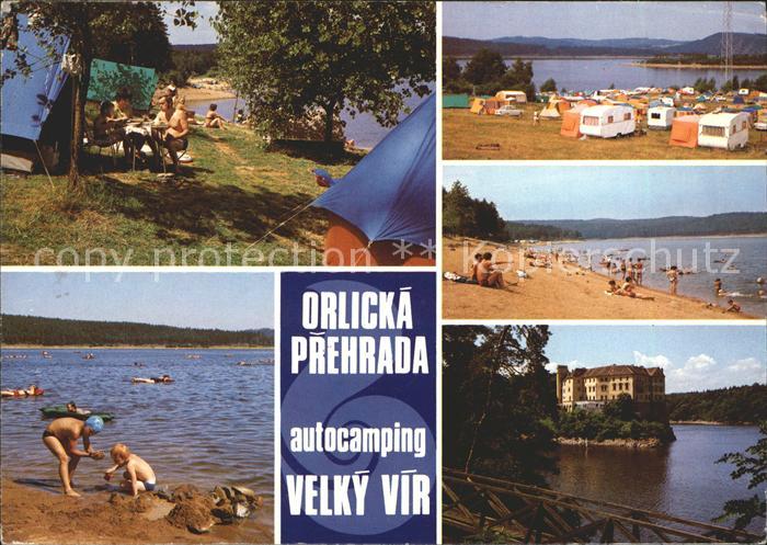 Orlicka Prehrada Autocamping Velky Vir Strand Schloss