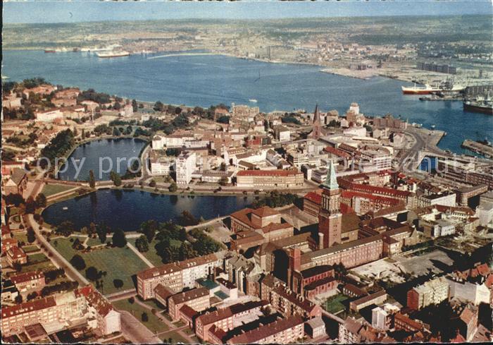 KIEL  CITY Landeshauptstadt Fliegeraufnahme