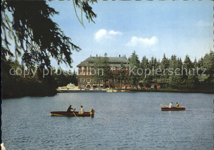 Kappelrodeck Berghotel Mummelsee Ruderboot