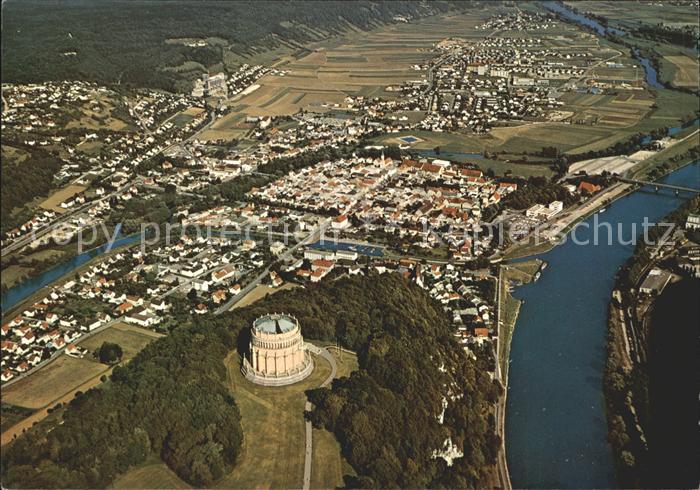 Kelheim Befreiungshalle Fliegeraufnahme