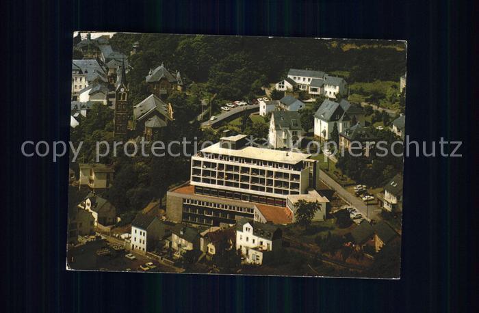 Bad Bertrich Teilansicht Gebaeude Fliegeraufnahme