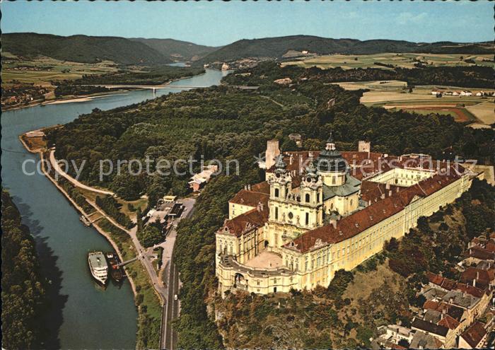 Melk Donau Benediktinerstift Barock Erbauer Jakob Prandtauer 18. Jhdt. Fliegerau