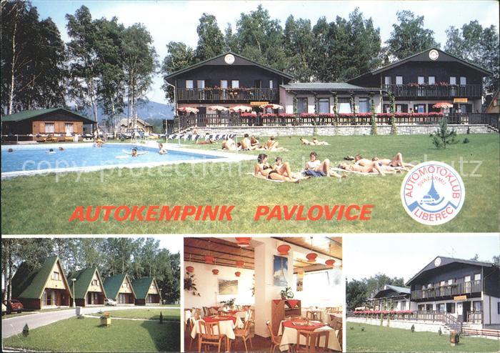 Liberec Autokempink Pavlovice Camping Schwimmbad Ferienhaus