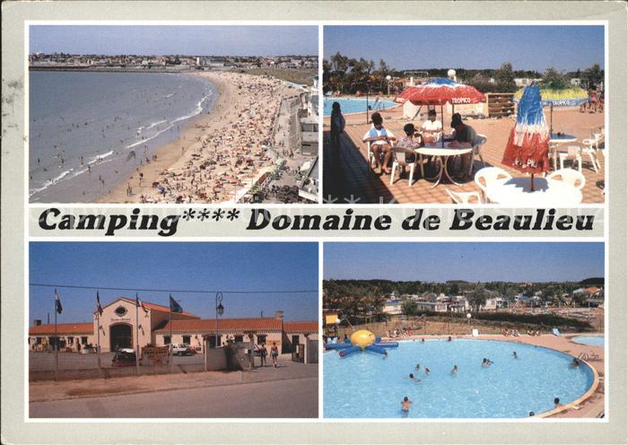 Givrand Camping Domaine de Beaulieu Strand Swimming Pool