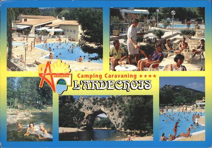 Vallon-Pont-d Arc Camping Caravaning L'Ardechois Strand S