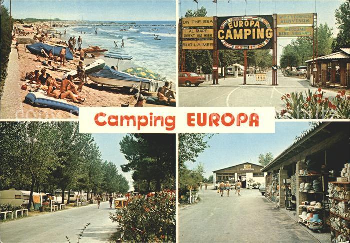 Cavallino Venezia Camping Europa Strand Ladengeschaeft