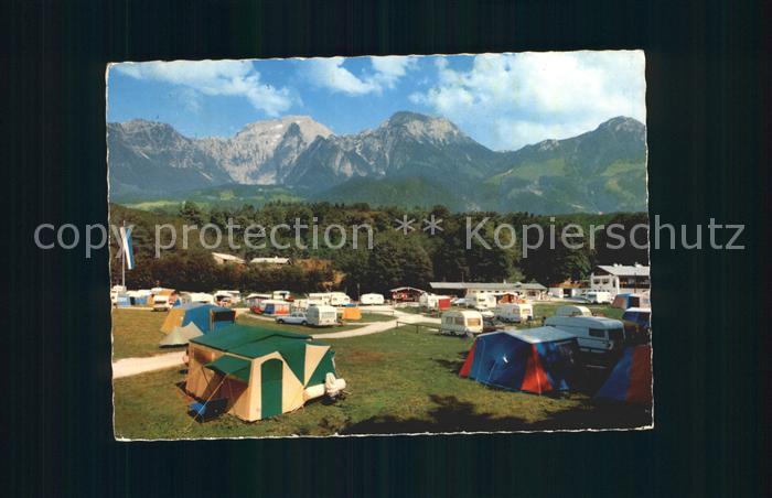 Koenigsee Berchtesgaden Campingplatz Grafenlehen Alpenpanorama