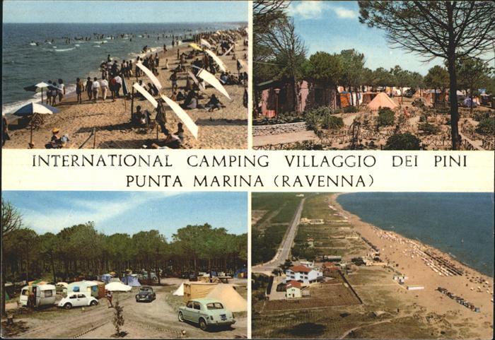 Punta Marina Terme International Camping Villaggio dei Pini Spiaggia veduta aere