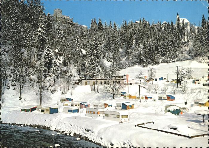 Hopfgarten Brixental Camping Schlossberg Winterpanorama