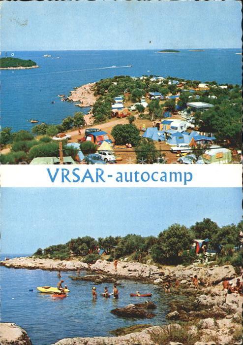 Vrsar Istrien Autocamp Camping Bucht Meerblick