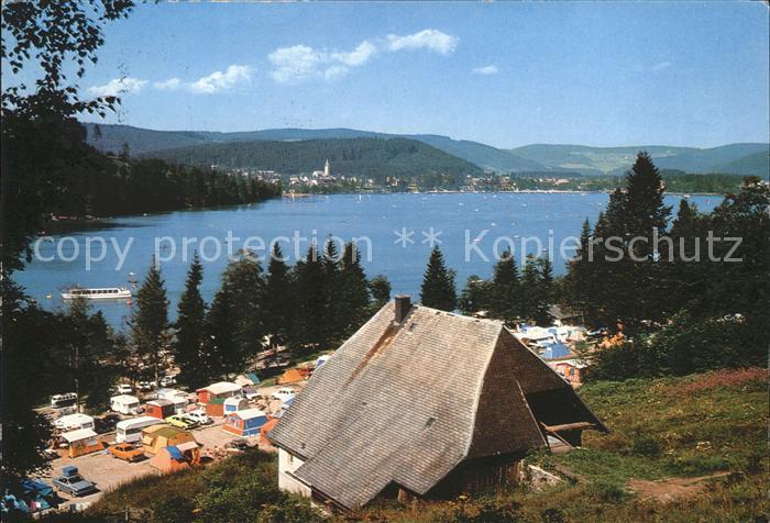 TITISEE Schwarzwald BW Campingplatz Hoehenluftkurort Wintersportplatz Schwarzwal