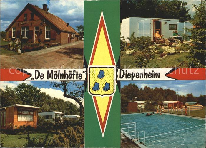 Diepenheim Camping De Moelnhoefte Swimming Pool Bungalow