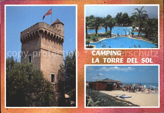 Tarragona Camping La Torre del Sol Miami Playa Swimming Pool Strand