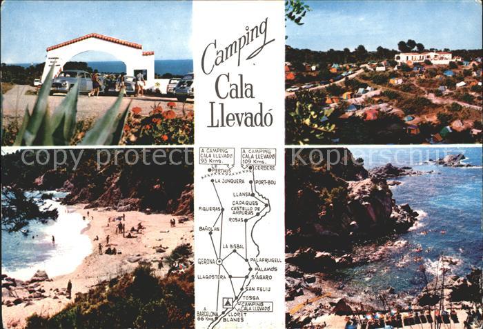 Tossa de Mar Camping Cala Llevado Strand Felsenkueste