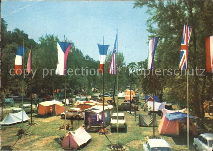 Balaton Plattensee Campingplatz Flaggen