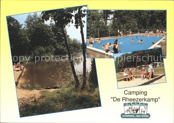 Hardenberg Niederlande Camping De Rheezerkamp Swimming Pool Kinderspielplatz