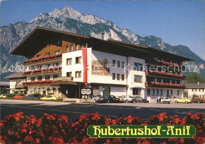 Anif Hotel Restaurant Hubertushof Blumen Alpen