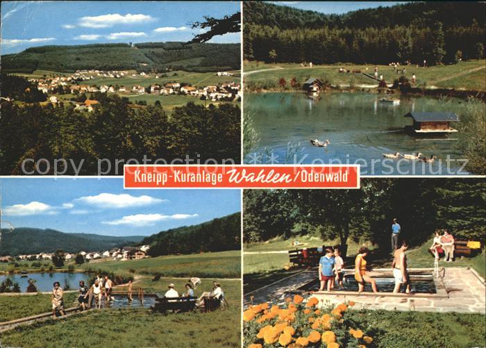 Wahlen Odenwald Panorama Erholungsort Schwanenteich Wassertreten