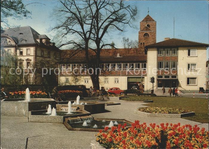 Frankenthal Pfalz Anlage am Wormser Tor Wasserspiele