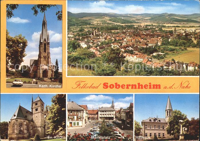 Bad Sobernheim Panorama Kirche Marktplatz Rathaus