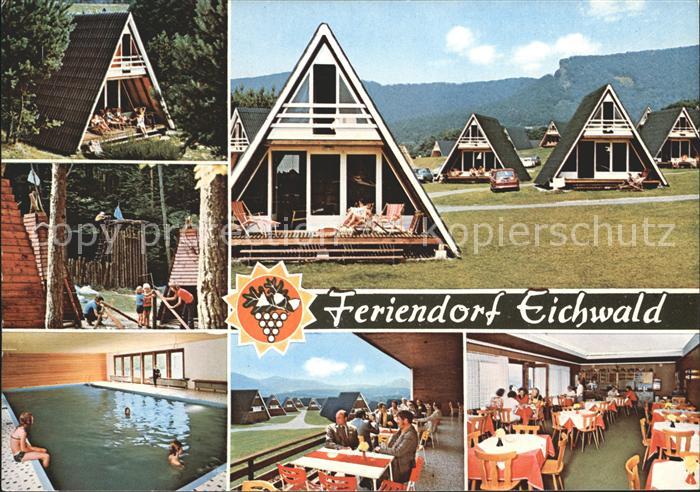 Gossersweiler-Stein Feriendorf Eichwald Ferienhaus Restaurant Terrasse Hallenbad
