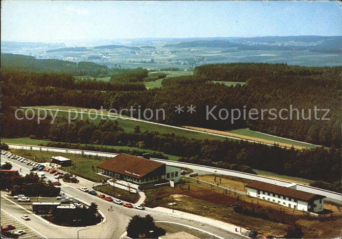 Weingartsgreuth Autobahn Rasthaus Steigerwald Nordseite Fliegeraufnahme