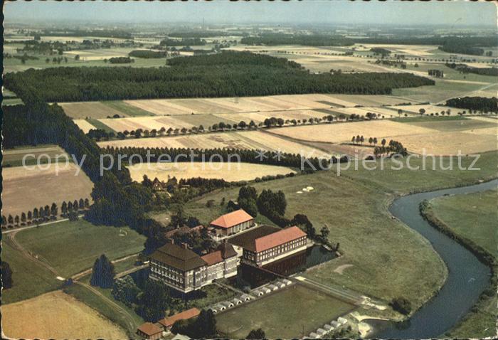 Hamm Westfalen Schloss Oberwerries Gaststaette Koch Teloy Fliegeraufnahme