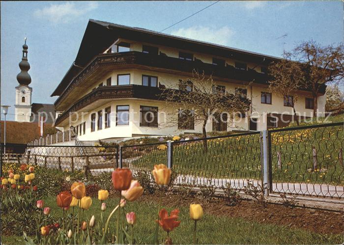 Waldzell Oberoesterreich Gasthof Pension Georgshof Tulpen