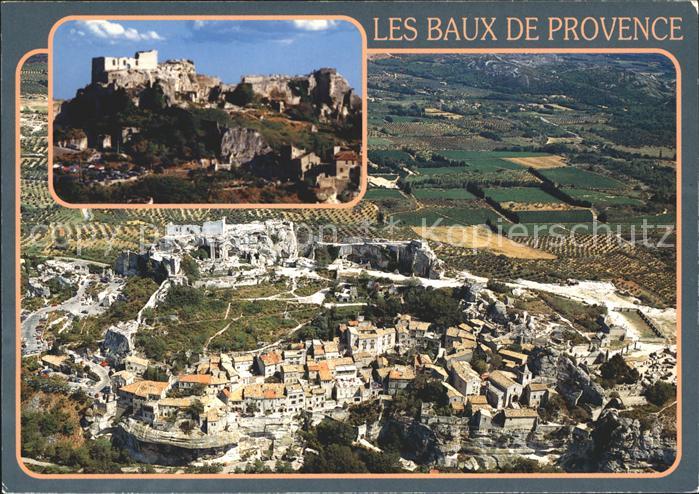 Les Baux-de-Provence Vue generale et le donjon